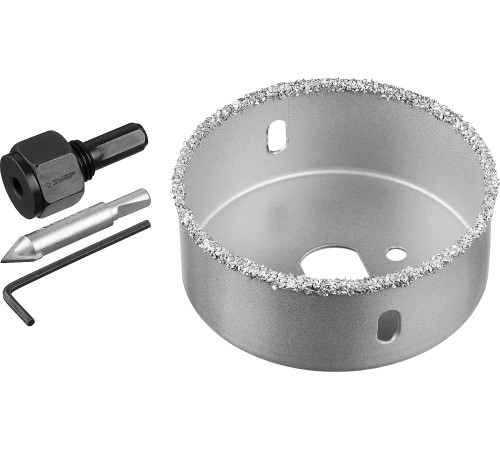 ЗУБР 76 мм, L 25 мм, карбид вольфрама, коронка-чашка, Профессионал (33360-076) купить  в Сочи