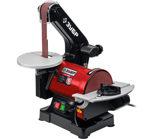 ЗУБР d 125 мм, 25 х 762 мм лента, 350 Вт, тарельчато - ленточный шлифовальный станок (СШЛ-350) купить  в Сочи