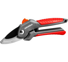 GRINDA G-24, 200 мм, с двухкомпонентными рукоятками, контактный секатор (423124)