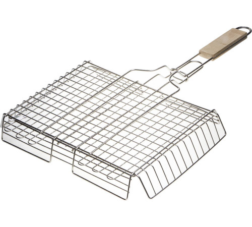 GRINDA Barbecue, 340 х 260 мм, нержавеющая сталь, объемная решетка-гриль (424732) купить  в Сочи