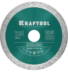 KRAFTOOL KERAMO, 125 мм, (22.2 мм, 10 х 1.6 мм), сплошной алмазный диск (36684-125)