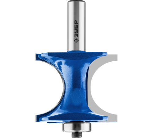 ЗУБР 54 x 51 мм, радиус 12.7 мм, фреза полустержневая с подшипником, Профессионал (28722-54) купить  в Сочи