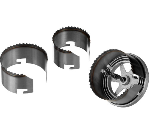 STAYER 3 шт, (60-67-74 х 32 мм), усиленная, наборная кольцевая пила по дереву, Professional (2957-074) купить  в Сочи