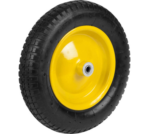 GRINDA WP-16, 3.25″ х 360 мм, для тачек (арт. 422396, 422399), стальной диск, подшипник - 16 мм, пневматическое колесо (422405) купить  в Сочи