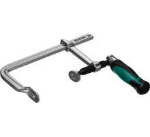 KRAFTOOL Forge FF-160/80, 80 х 160 мм, цельнокованая струбцина F (32014-080-160) KRAFTOOL Forge FF-160/80, 80 х 160 мм, цельнокованая струбцина F (32014-080-160)