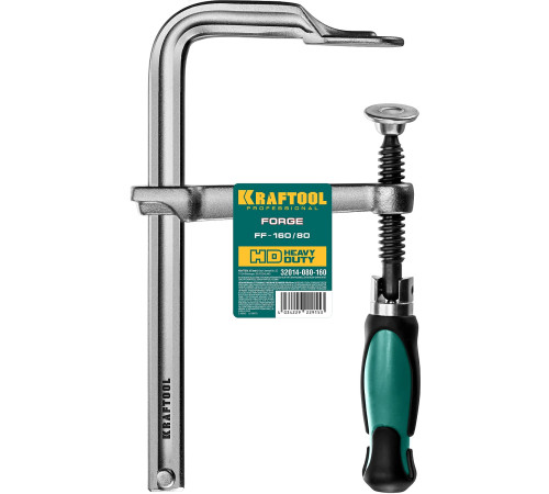 KRAFTOOL Forge FF-160/80, 80 х 160 мм, цельнокованая струбцина F (32014-080-160) купить  в Сочи KRAFTOOL Forge FF-160/80, 80 х 160 мм, цельнокованая струбцина F (32014-080-160) купить  в Сочи