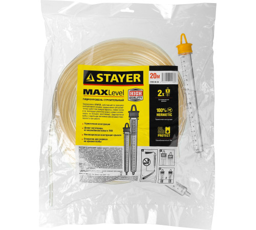STAYER 20 м, d 6 мм, гидроуровень (3486-06-20) купить  в Сочи
