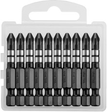 KRAFTOOL Impact PZ2, 50 мм, 10 шт, ударные биты (26193-2-50-S10)