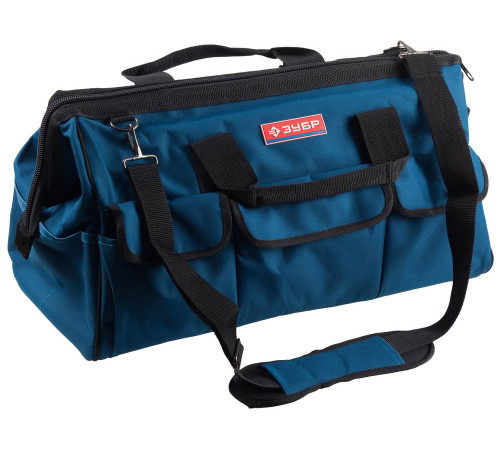 ЗУБР 52 см, сумка для инструментов с 17 карманами (38645-21) купить  в Сочи