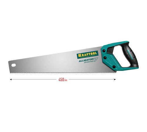 KRAFTOOL Alligator Universal 7, 450 мм, универсальная ножовка (15004-45) купить  в Сочи
