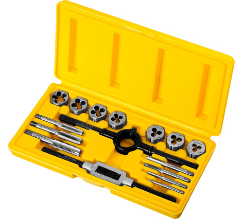 STAYER MaXCut, 16 предмета, набор метчиков и плашек (28010-H16) купить  в Сочи