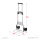STAYER PROTruck, до 90кг, каркас из стали, платформа из алюминия, платформа 39х28см, колеса d13см, вес 4кг, складная хозяйственная тележка (38755-90) купить в Сочи