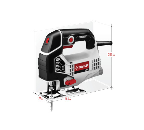 ЗУБР 710 Вт, 80 мм, электрический лобзик (Л-710) купить  в Сочи