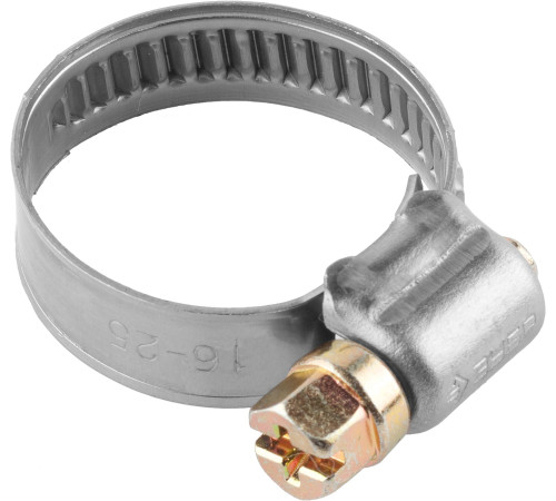 ЗУБР НХ-9Н, 10 - 16 мм, накатная лента 9 мм, 200 шт, нержавеющий хомут, Профессионал (37820-10-16-200) купить  в Сочи