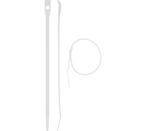 ЗУБР КОБРА, 3.6 x 150 мм, нейлон РА66, 50 шт, белые, кабельные стяжки с плоским замком, Профессионал (30930-36-150) купить  в Сочи