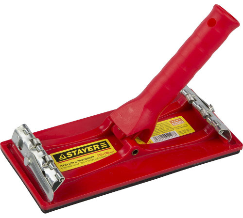 STAYER 210 x 105 мм, терка для шлифования с держателем под телескопическую ручку (3570-10) купить  в Сочи