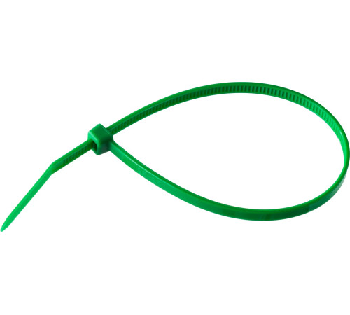 ЗУБР КС-З1, 3.6 x 200 мм, нейлон РА66, 100 шт, зеленые, кабельные стяжки, Профессионал (309060-36-200) купить  в Сочи