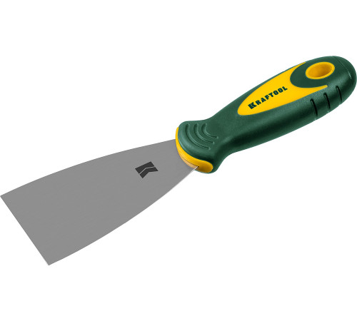 KRAFTOOL 65 мм, х-образное профилированное полотно, двухкомпонентная ручка, нержавеющий, шпатель (10035-065) купить  в Сочи