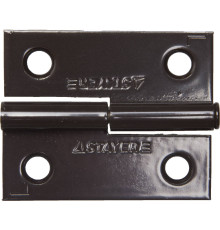 STAYER 50 x 43 x 1.8 мм, разъемная, левая, цвет коричневый, карточная петля (37613-50-3L)