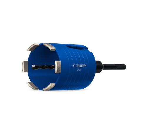 ЗУБР АСК d 68 мм (М16, рабочая глубина 75 мм, лазерная сварка), алмазная сегментная коронка для подрозетников, Профессионал (29875-68) купить  в Сочи