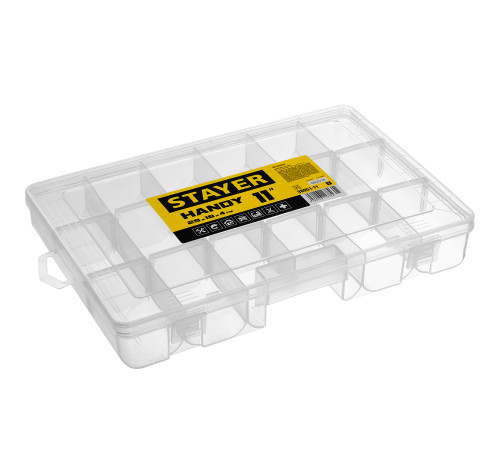 STAYER HANDY-11, 292 x 180 x 40 мм, (11″), пластиковый органайзер с 18 ячейками (38051-11) купить в Сочи STAYER HANDY-11, 292 x 180 x 40 мм, (11″), пластиковый органайзер с 18 ячейками (38051-11) купить в Сочи
