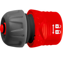 GRINDA GF-34, 3/4″, с автостопом, с запирающим механизмом, для шланга, быстросъемный соединитель (8-426332)