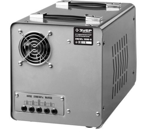 ЗУБР 10000ВА, 10 кВт, автоматический стабилизатор напряжения, Профессионал (59380-10) купить  в Сочи