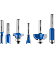 ЗУБР 6 шт, набор профильных фрез по дереву, Профессионал (28795-H6)