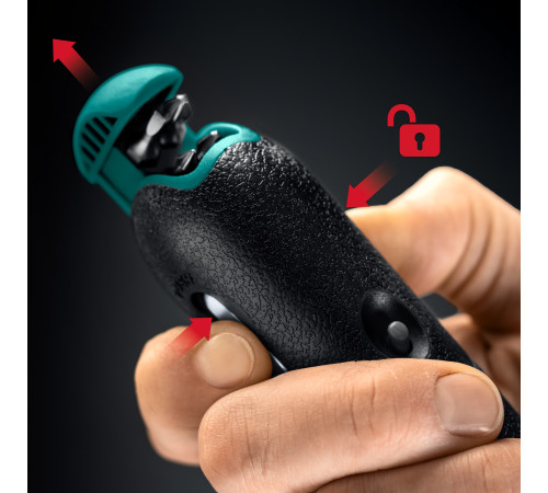 KRAFTOOL EXTREM набор: рычажная реверсивная отвертка с битами 6 шт (25899) купить  в Сочи