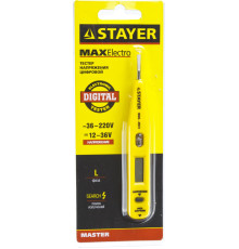 STAYER MAXElectro, 12 - 220 В, 125 мм, тестер напряжения (45290)