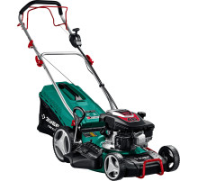 ЗУБР 460 мм, 4.5 л.с., бензиновая самоходная газонокосилка (ГБС-460)