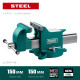 KRAFTOOL STEEL, 150 мм, стальные слесарные тиски (32701-150) купить в Сочи