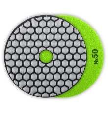 ЗУБР 100 мм, №50, сухое шлифование, алмазный гибкий шлифовальный круг АГШК, Профессионал (29868-050)