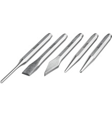 KRAFTOOL Grand-5, 5 предметов, набор зубил и кернеров (21075-H5)