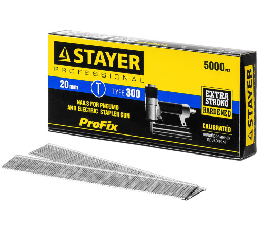 STAYER тип 18GA (47/300/F), 20 мм, 5000 шт, гвозди для нейлера, Professional (31530-20) купить в Сочи STAYER тип 18GA (47/300/F), 20 мм, 5000 шт, гвозди для нейлера, Professional (31530-20) купить в Сочи