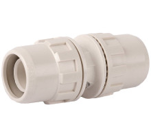 ЗУБР ШиреФит, штуцер с гайкой - штуцер с гайкой, 26 мм, соединитель (51490-26)