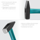 KRAFTOOL Fiberglass, 500 г, слесарный молоток (2007-05) купить в Сочи