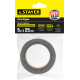 STAYER 25 мм, 5 м, черная, противоскользящая клейкая лента, Professional (12270-25-05) купить  в Сочи