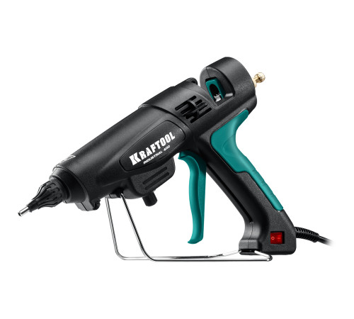 KRAFTOOL Industrial 400, d 11 - 12 мм, 50 г/мин, 130 - 230°C, электрический термоклеевой пистолет (06843-300-12) купить  в Сочи