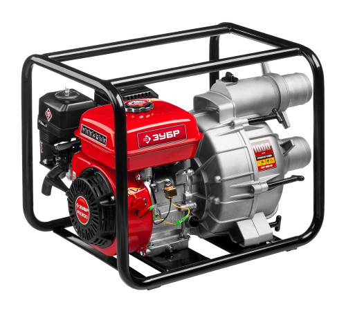 ЗУБР 1000 л/мин, мотопомпа бензиновая для грязной воды (МПГ-1000-80) купить  в Сочи