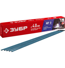 ЗУБР Д 4.0 х 450 мм, 5 кг в коробке МР-3 рутиловый, электрод сварочный (40015-4.0)