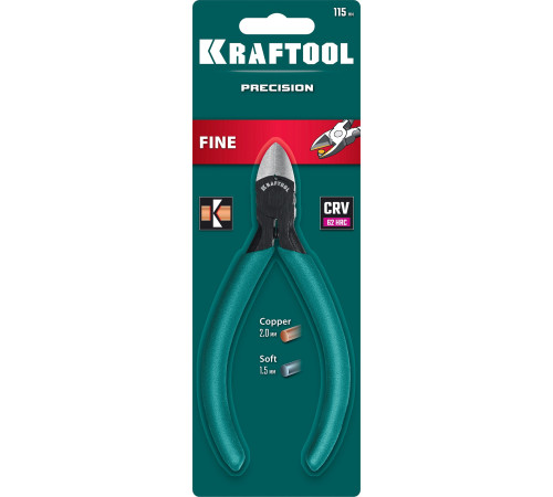 KRAFTOOL Kraft Mini, чистый рез 115 мм, прецизионные бокорезы (220017-6-11) купить  в Сочи