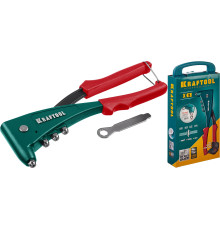 KRAFTOOL X-5F, 2.4 - 4.8 мм, удержание заклепки, литой заклепочник в кейсе (31173-H6)