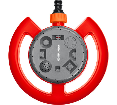 GRINDA GF-8, 8 режимов полива, на облегченной подставке, пластиковый, стационарный распылитель (8-427643) купить  в Сочи GRINDA GF-8, 8 режимов полива, на облегченной подставке, пластиковый, стационарный распылитель (8-427643) купить  в Сочи