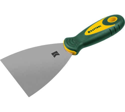 KRAFTOOL 100 мм, х-образное профилированное полотно, двухкомпонентная ручка, нержавеющий, шпатель (10035-100) купить  в Сочи