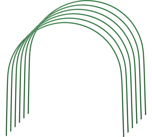 GRINDA 2.0 м, стальные, покрытие ПВХ, 6 шт, дуги для парника (422309-100-070) купить  в Сочи