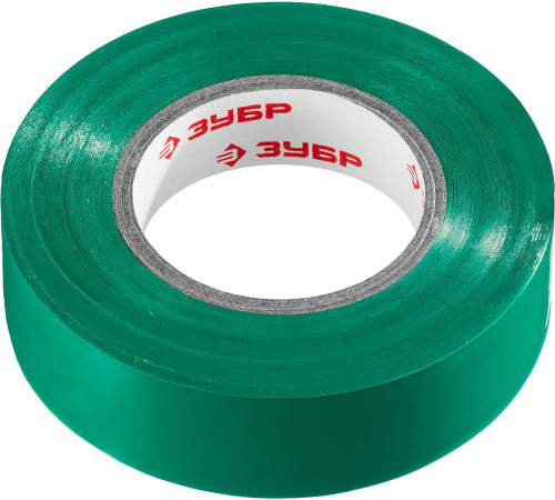 ЗУБР ЭЛЕКТРИК-20, 19 мм х 20 м, 6 000 В, зеленая, не поддерживает горение, изолента ПВХ, Профессионал (1234-4) купить  в Сочи