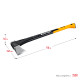 KRAFTOOL X25, 1700/2500 г, в чехле, 710 мм, топор-колун (20660-25) купить в Сочи