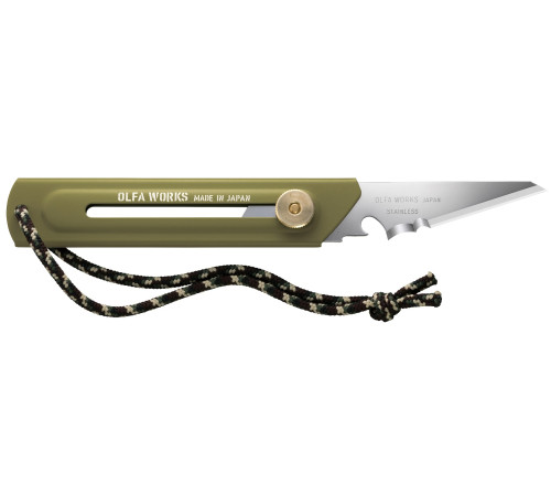 OLFA WORKS BK1 BUSHCRAFT KNIFE многоцелевой нож со сменным лезвием (OW-BK1-OD) купить  в Сочи