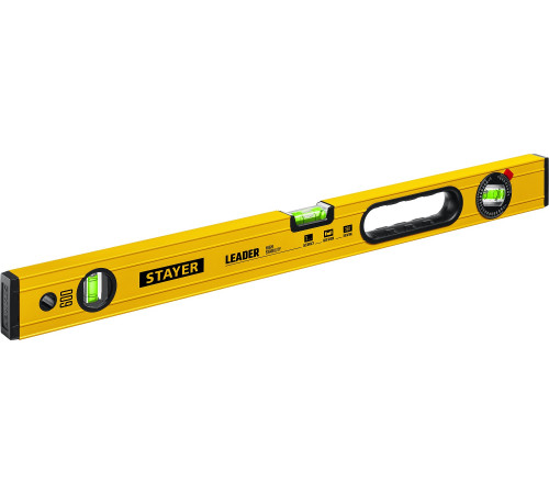 STAYER LEADER, 600 мм, усиленный профиль, уровень с поворотным глазком (3466-060) купить  в Сочи